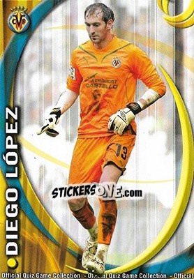 Sticker Diego López - Campeonato Nacional De Liga 2010-2011 n. 166 - Mundicromo