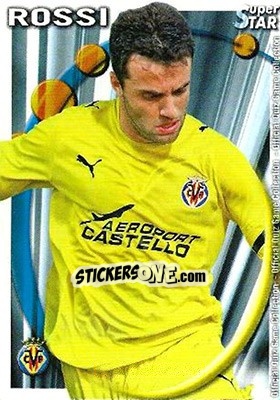 Figurina Giuseppe Rossi - Campeonato Nacional De Liga 2010-2011 n. 186 - Mundicromo