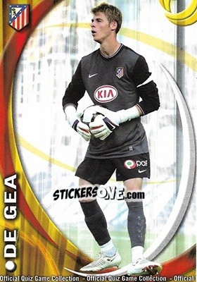 Figurina De Gea - Campeonato Nacional De Liga 2010-2011 n. 220 - Mundicromo