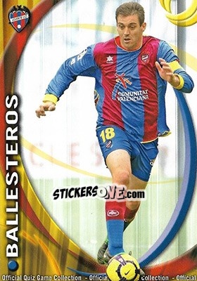 Figurina Ballesteros - Campeonato Nacional De Liga 2010-2011 n. 521 - Mundicromo