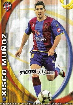 Cromo Xisco Muñoz - Campeonato Nacional De Liga 2010-2011 n. 532 - Mundicromo