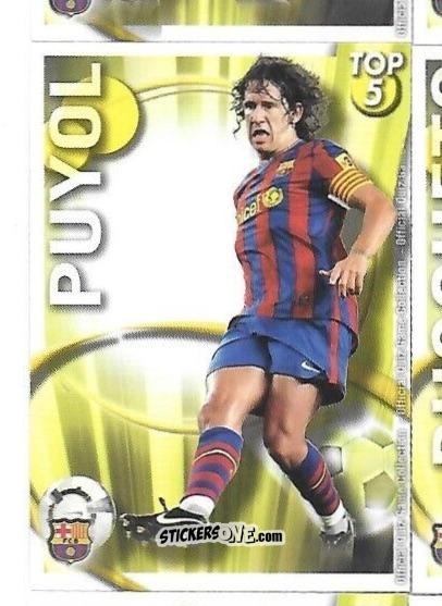 Sticker Puyol - Campeonato Nacional De Liga 2010-2011 n. 568 - Mundicromo