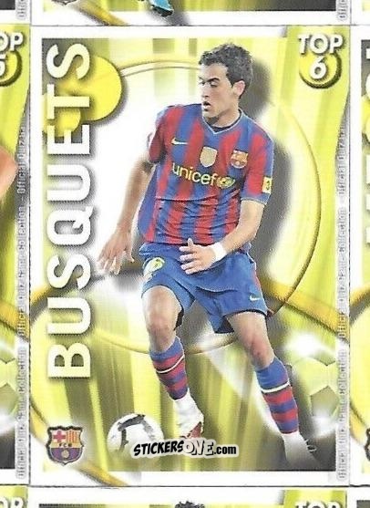 Sticker Busquets - Campeonato Nacional De Liga 2010-2011 n. 586 - Mundicromo