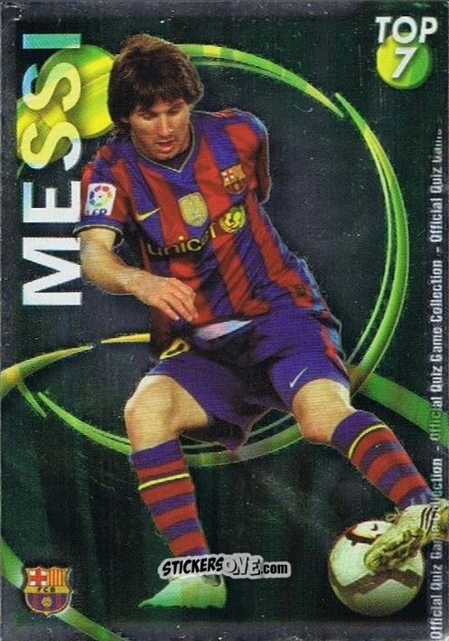 Cromo Messi - Campeonato Nacional De Liga 2010-2011 n. 595 - Mundicromo