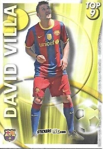 Sticker David Villa - Campeonato Nacional De Liga 2010-2011 n. 622 - Mundicromo