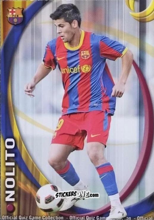 Sticker Nolito - Campeonato Nacional De Liga 2010-2011 n. 669 - Mundicromo