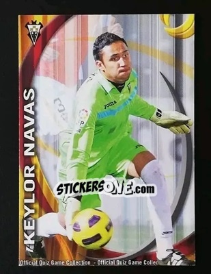 Figurina Keylor Navas - Campeonato Nacional De Liga 2010-2011 n. 1009 - Mundicromo