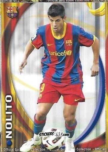 Sticker Nolito - Campeonato Nacional De Liga 2010-2011 n. 1149 - Mundicromo
