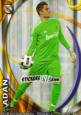 Cromo Adán - Campeonato Nacional De Liga 2010-2011 n. 1279 - Mundicromo