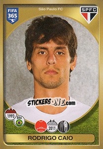 Cromo Rodrigo Caio - FIFA 365: 2016-2017. South America n. 317 - Panini