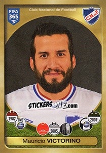 Sticker Mauricio Victorino - FIFA 365: 2016-2017. South America n. 251 - Panini