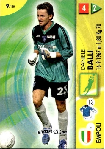 Cromo Daniele Balli - Calcio Game 2006-2007 n. 9 - Panini