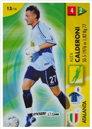 Sticker Alex Calderoni - Calcio Game 2006-2007 n. 13 - Panini