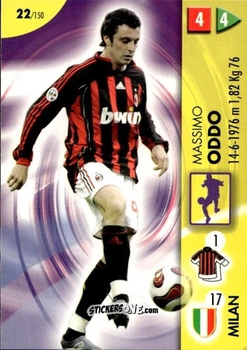 Sticker Oddo - Calcio Game 2006-2007 n. 22 - Panini