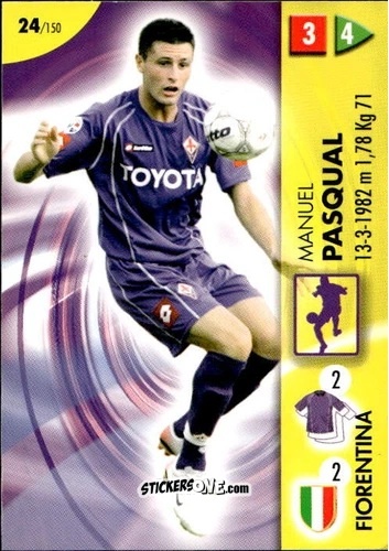 Figurina Pasqual - Calcio Game 2006-2007 n. 24 - Panini