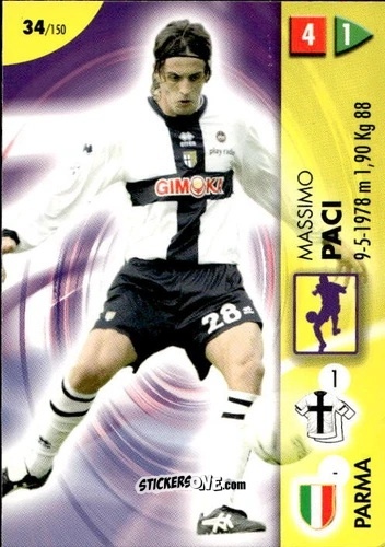 Cromo Paci - Calcio Game 2006-2007 n. 34 - Panini