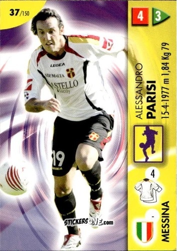 Sticker Parisi - Calcio Game 2006-2007 n. 37 - Panini