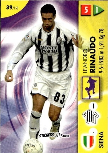 Cromo Rinaudo - Calcio Game 2006-2007 n. 39 - Panini
