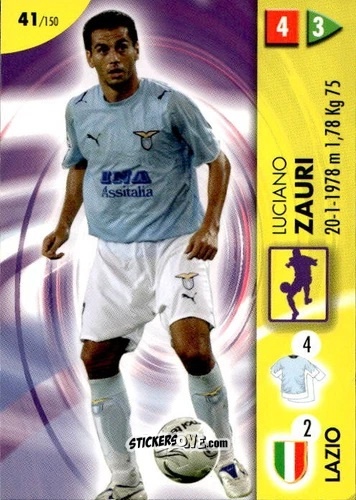 Cromo Zauri - Calcio Game 2006-2007 n. 41 - Panini