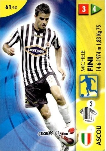 Cromo Fini - Calcio Game 2006-2007 n. 61 - Panini
