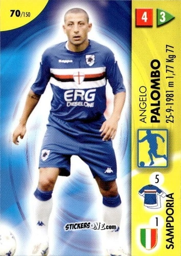 Cromo Palombo - Calcio Game 2006-2007 n. 70 - Panini