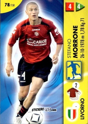 Figurina Morrone - Calcio Game 2006-2007 n. 78 - Panini