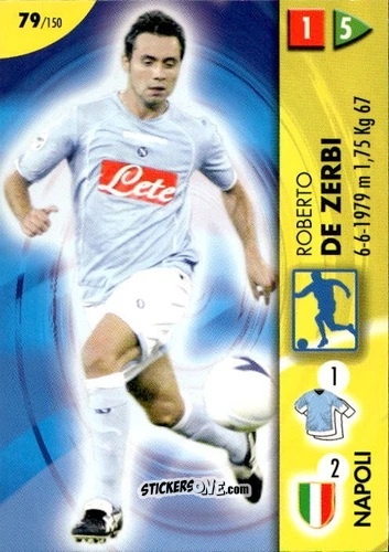 Cromo De Zerbi - Calcio Game 2006-2007 n. 79 - Panini