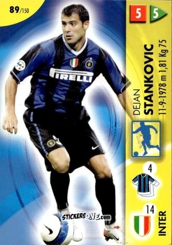 Figurina Stankovic - Calcio Game 2006-2007 n. 89 - Panini