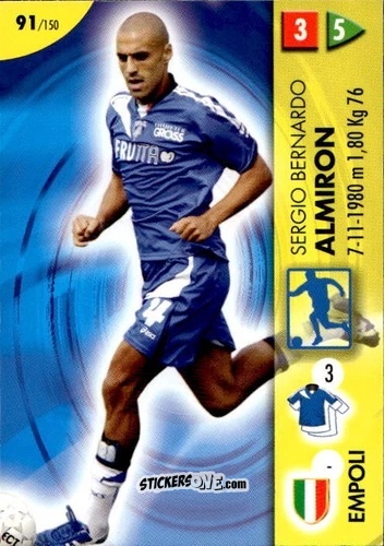 Sticker Almiron - Calcio Game 2006-2007 n. 91 - Panini
