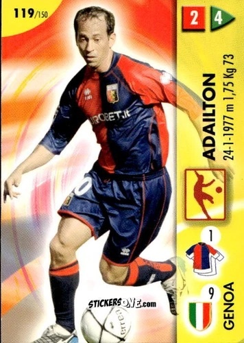 Figurina Adailton - Calcio Game 2006-2007 n. 119 - Panini