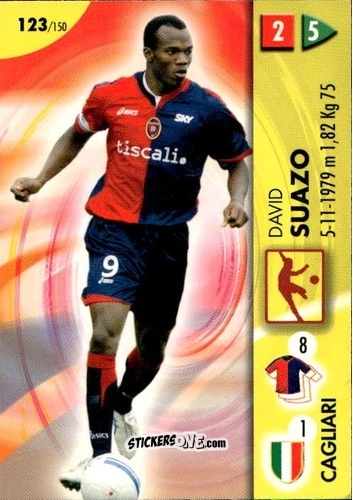 Figurina David Suazo - Calcio Game 2006-2007 n. 123 - Panini