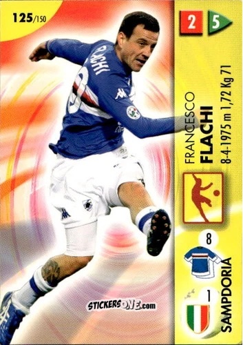 Cromo Francesco Flachi - Calcio Game 2006-2007 n. 125 - Panini