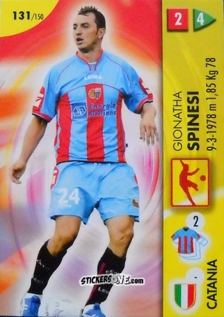 Figurina Gionatha Spinesi - Calcio Game 2006-2007 n. 131 - Panini