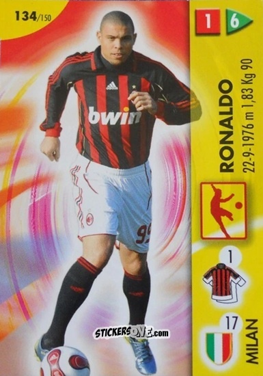 Figurina Ronaldo - Calcio Game 2006-2007 n. 134 - Panini