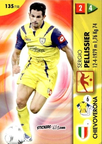 Cromo Sergio Pellissier - Calcio Game 2006-2007 n. 135 - Panini
