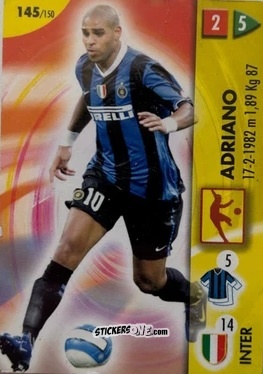 Sticker Adriano - Calcio Game 2006-2007 n. 145 - Panini