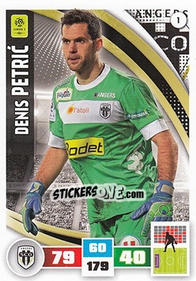 Cromo Denis Petric - Foot 2016-2017. Adrenalyn Xl n. 1 - Panini