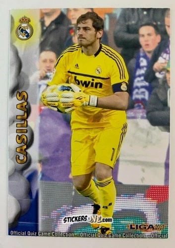 Figurina Casillas - Campeonato Nacional De Liga 2012-2013 n. 4 - Mundicromo