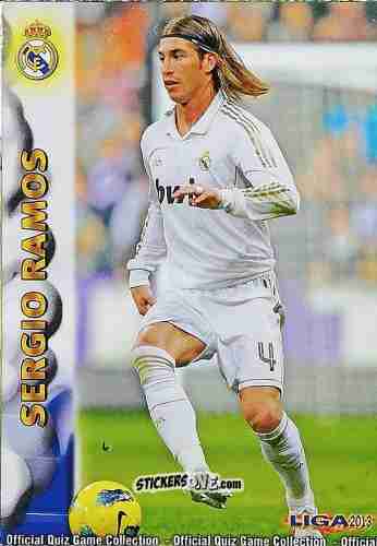 Cromo Sergio Ramos - Campeonato Nacional De Liga 2012-2013 n. 7 - Mundicromo