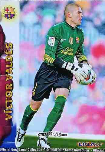 Sticker Víctor Valdés - Campeonato Nacional De Liga 2012-2013 n. 31 - Mundicromo