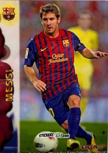 Cromo Messi - Campeonato Nacional De Liga 2012-2013 n. 44 - Mundicromo
