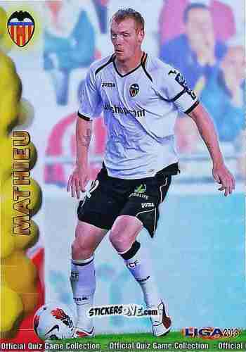 Sticker Jérémy Mathieu - Campeonato Nacional De Liga 2012-2013 n. 62 - Mundicromo