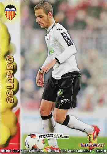 Cromo Soldado - Campeonato Nacional De Liga 2012-2013 n. 74 - Mundicromo