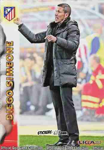 Sticker Diego Simeone - Campeonato Nacional De Liga 2012-2013 n. 111 - Mundicromo