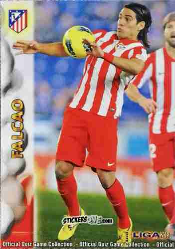 Sticker Falcao - Campeonato Nacional De Liga 2012-2013 n. 128 - Mundicromo