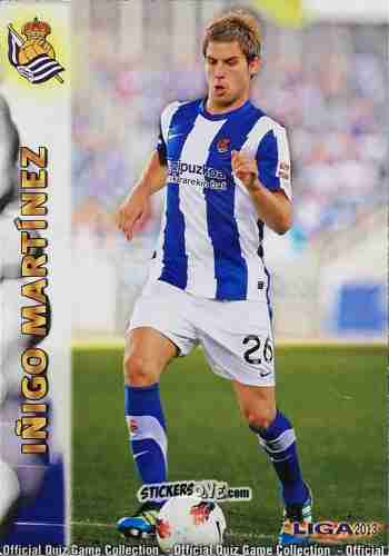 Sticker Íñigo Martínez - Campeonato Nacional De Liga 2012-2013 n. 306 - Mundicromo