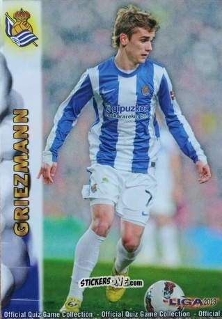 Sticker Griezmann - Campeonato Nacional De Liga 2012-2013 n. 316 - Mundicromo