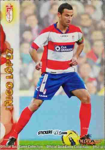 Sticker Iñigo López - Campeonato Nacional De Liga 2012-2013 n. 442 - Mundicromo