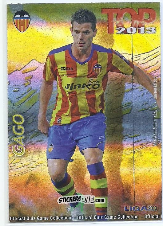 Cromo Gago - Campeonato Nacional De Liga 2012-2013 n. 588 - Mundicromo