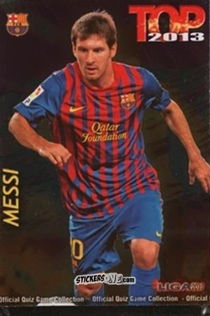Cromo Messi - Campeonato Nacional De Liga 2012-2013 n. 595 - Mundicromo